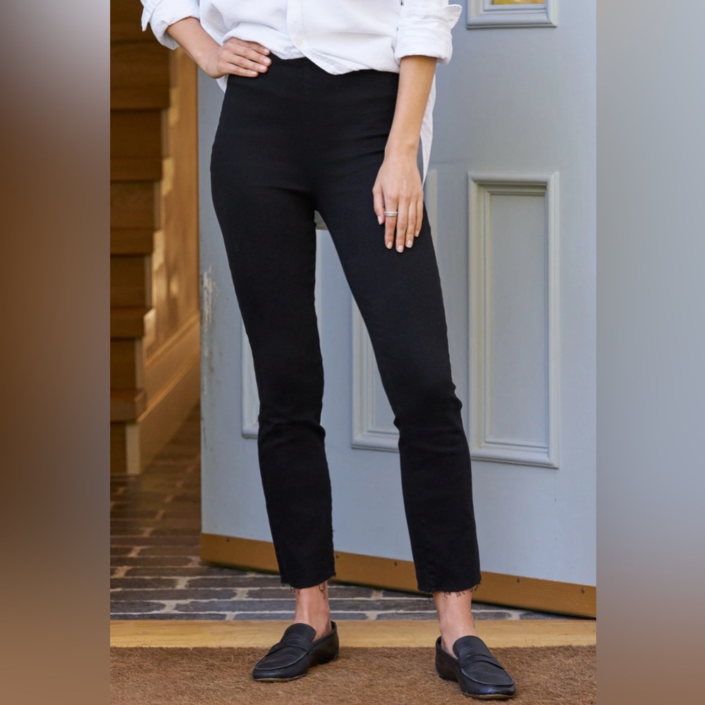 NWOT Frank & Eileen MURPHY Billion Dollar Pant SUPER STRETCH XS defect black col